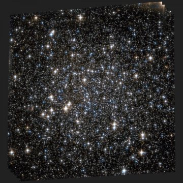 La parte centrale dell'ammasso globulare NGC 6101, fotografato da Hubble.C'è poco da fare... mancano troppe stelle... Fonte: NASA